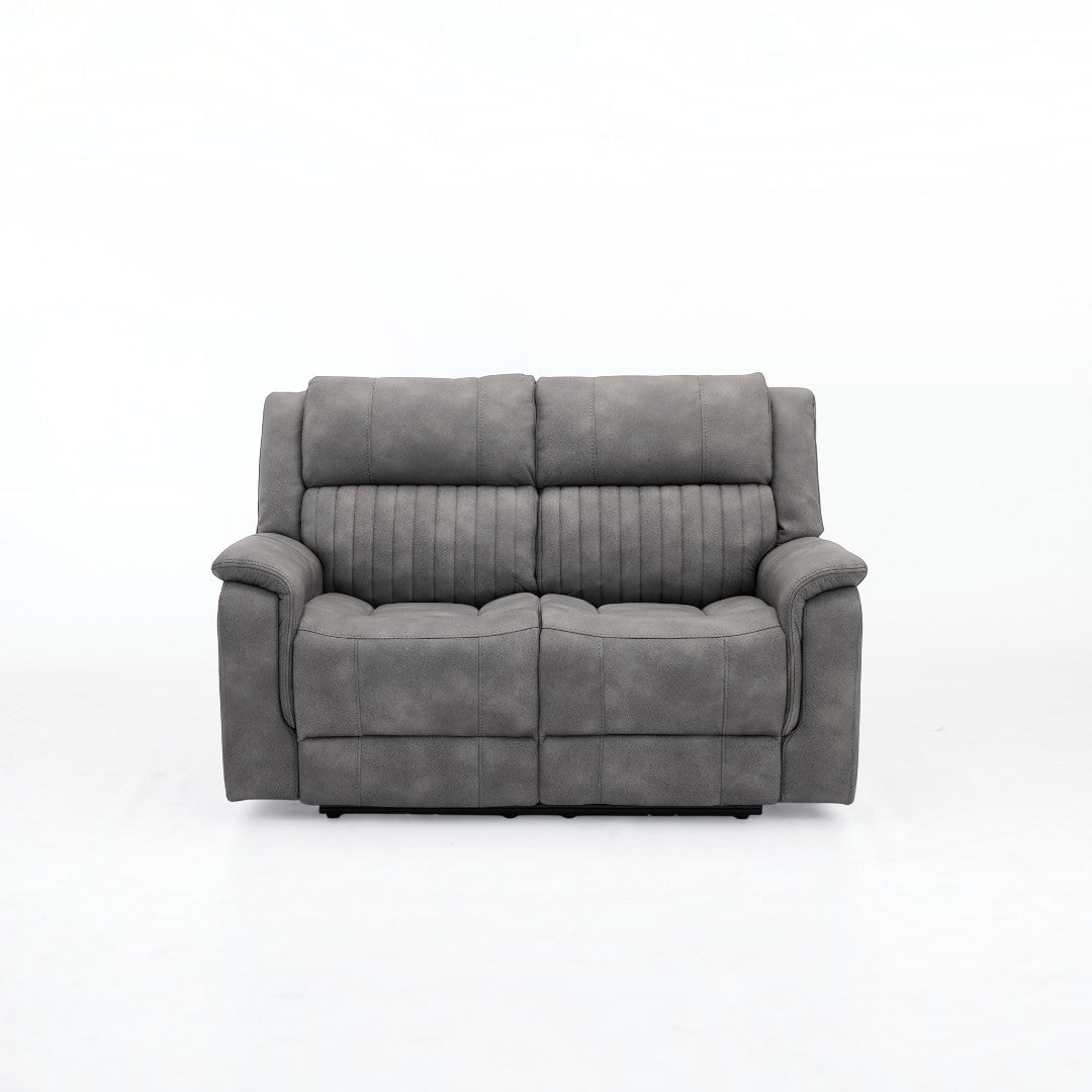 Ashford Grey 3+2 Electric Reclining Sofa Set