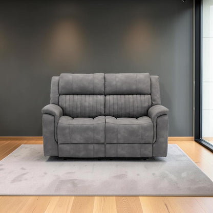 Ashford Grey 2 Seater Electric Reclining Sofa
