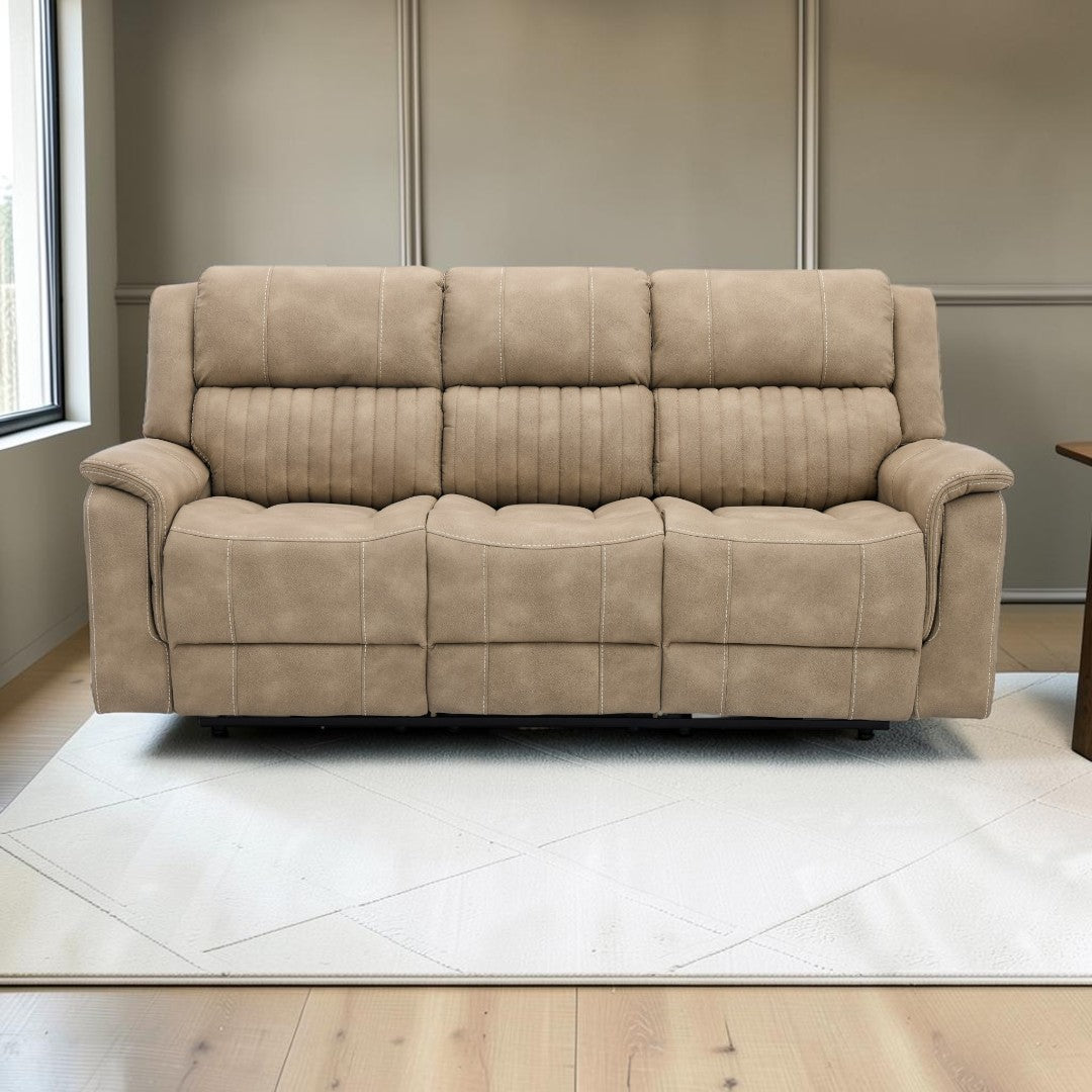 Ashford Bark 3 Seater Electric Reclining Sofa