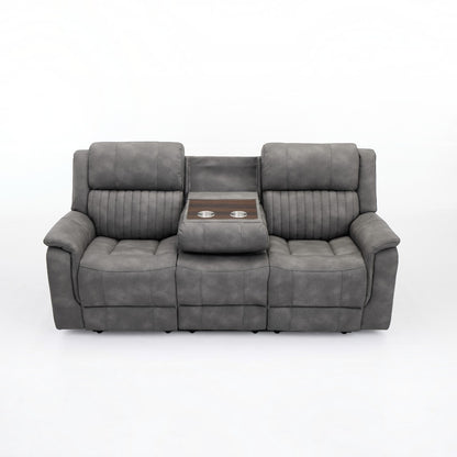 Ashford Grey 3+2 Electric Reclining Sofa Set