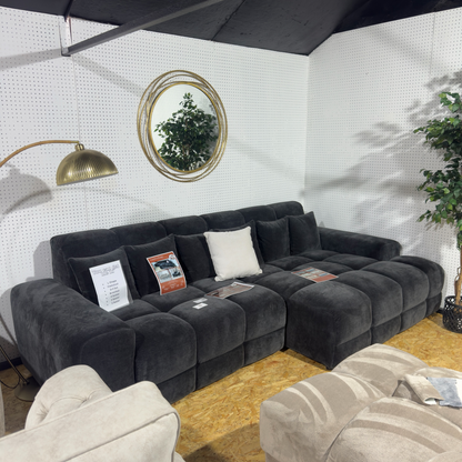 Camden Charcoal Right Hand Facing Corner Sofa