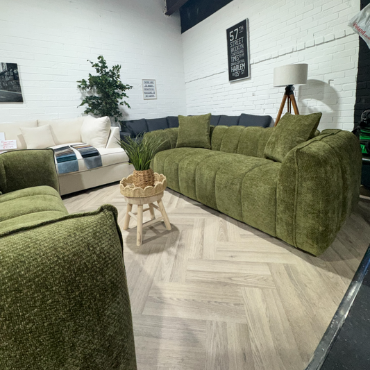 Valmont Sofa Olive 3 Seater
