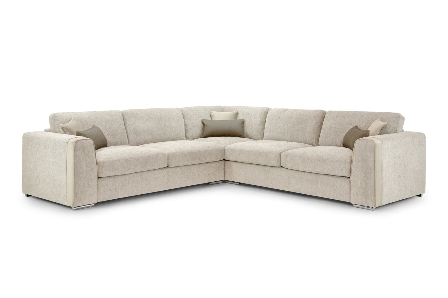 Nova Sofa Beige Large Corner
