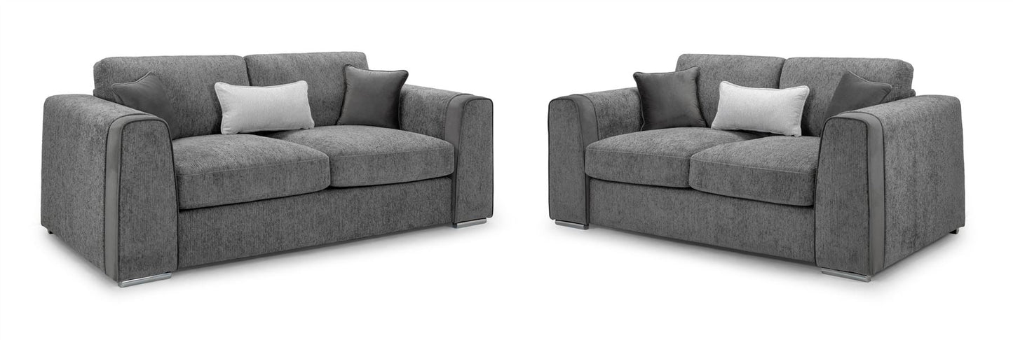 Nova Sofa Grey 3+2 Set