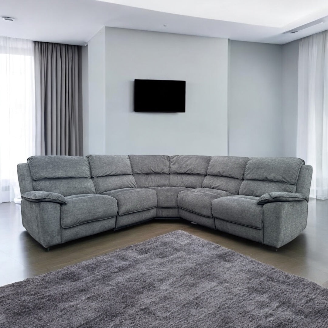 Oak Furniture Land Electric Corner Recliner Sofa