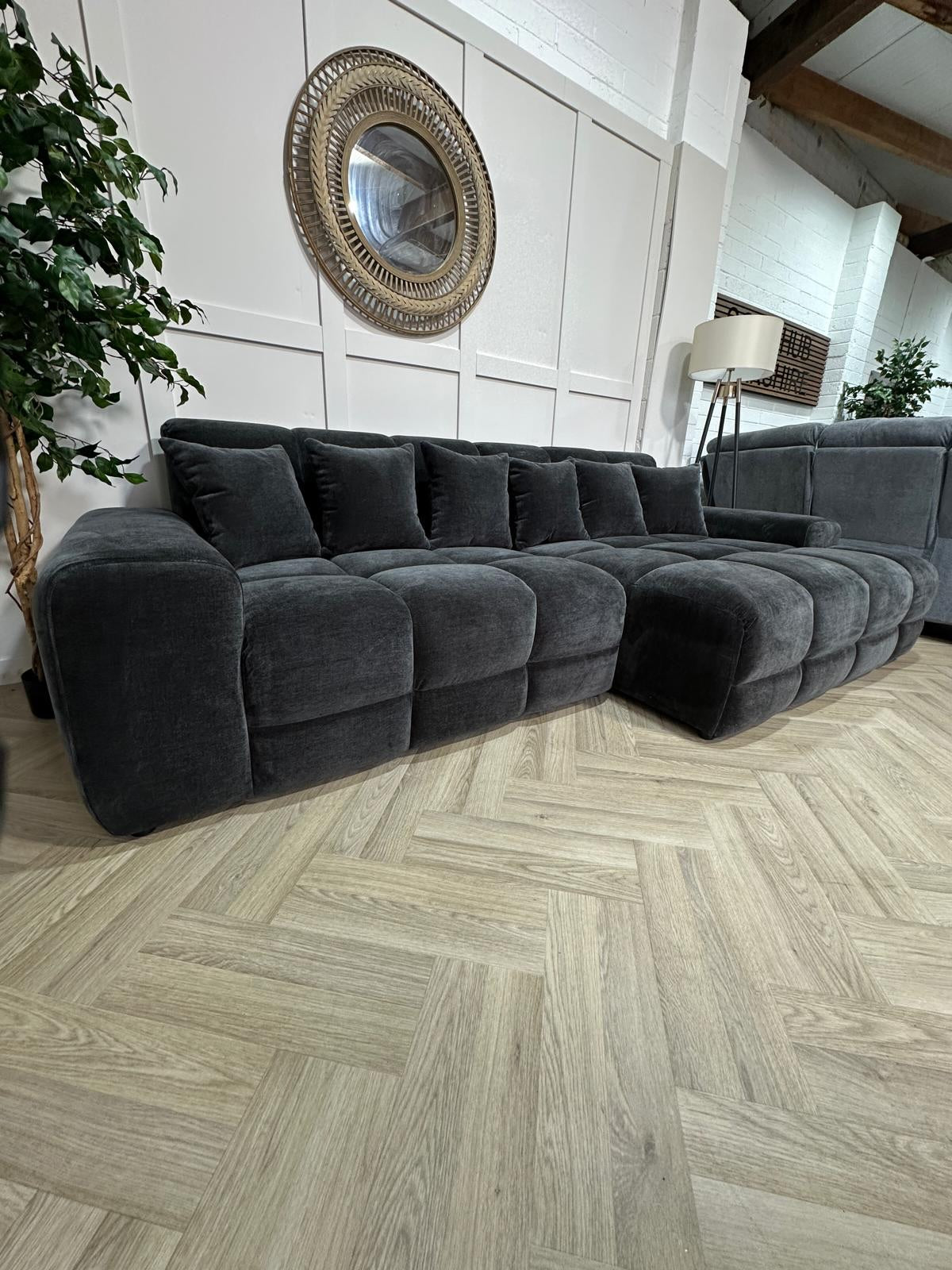 Jacob L-Shape Sofa - Left Hand Facing - 2 Colours