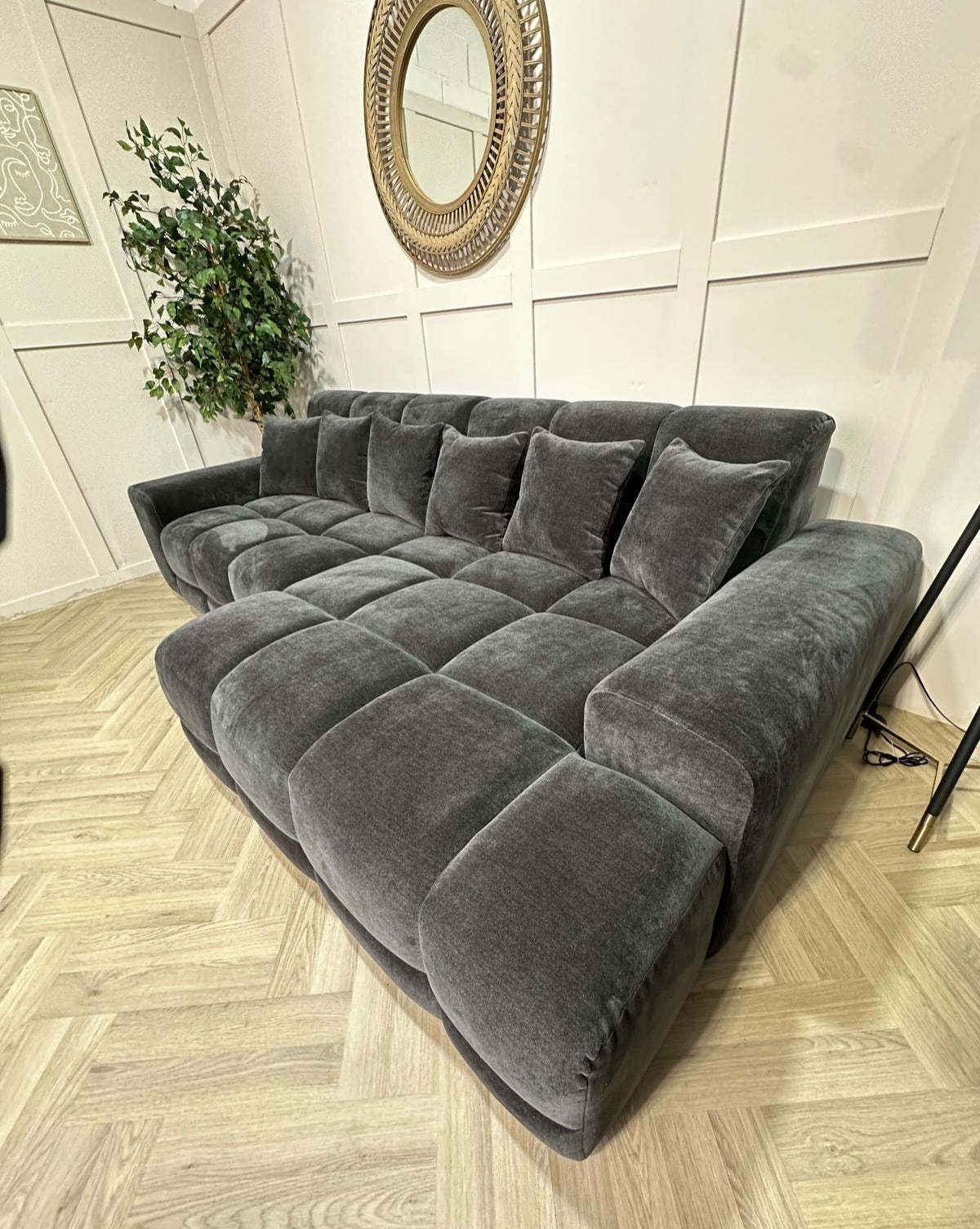 Jacob L-Shape Sofa - Left Hand Facing - 2 Colours