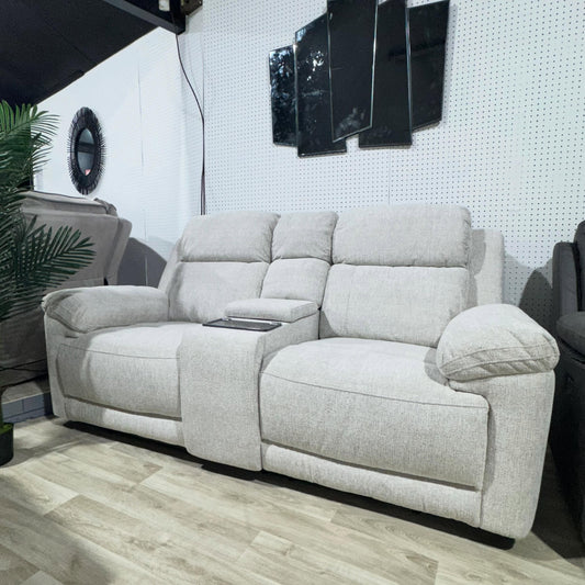 Oakley Beige Electric Recliner Sofa 2 Seater