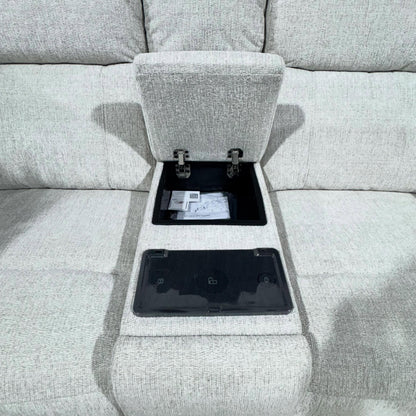 Oakley Beige Electric Recliner Sofa 2 Seater