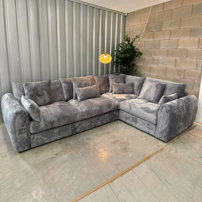 Royale Grey Left Hand Corner Sofa