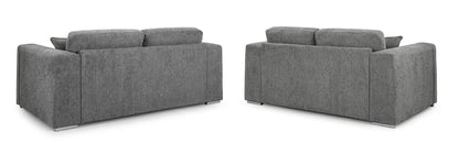 Nova Sofa Grey 3+2 Set