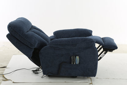 Beckett Rise and Recline Massage Chair Blue