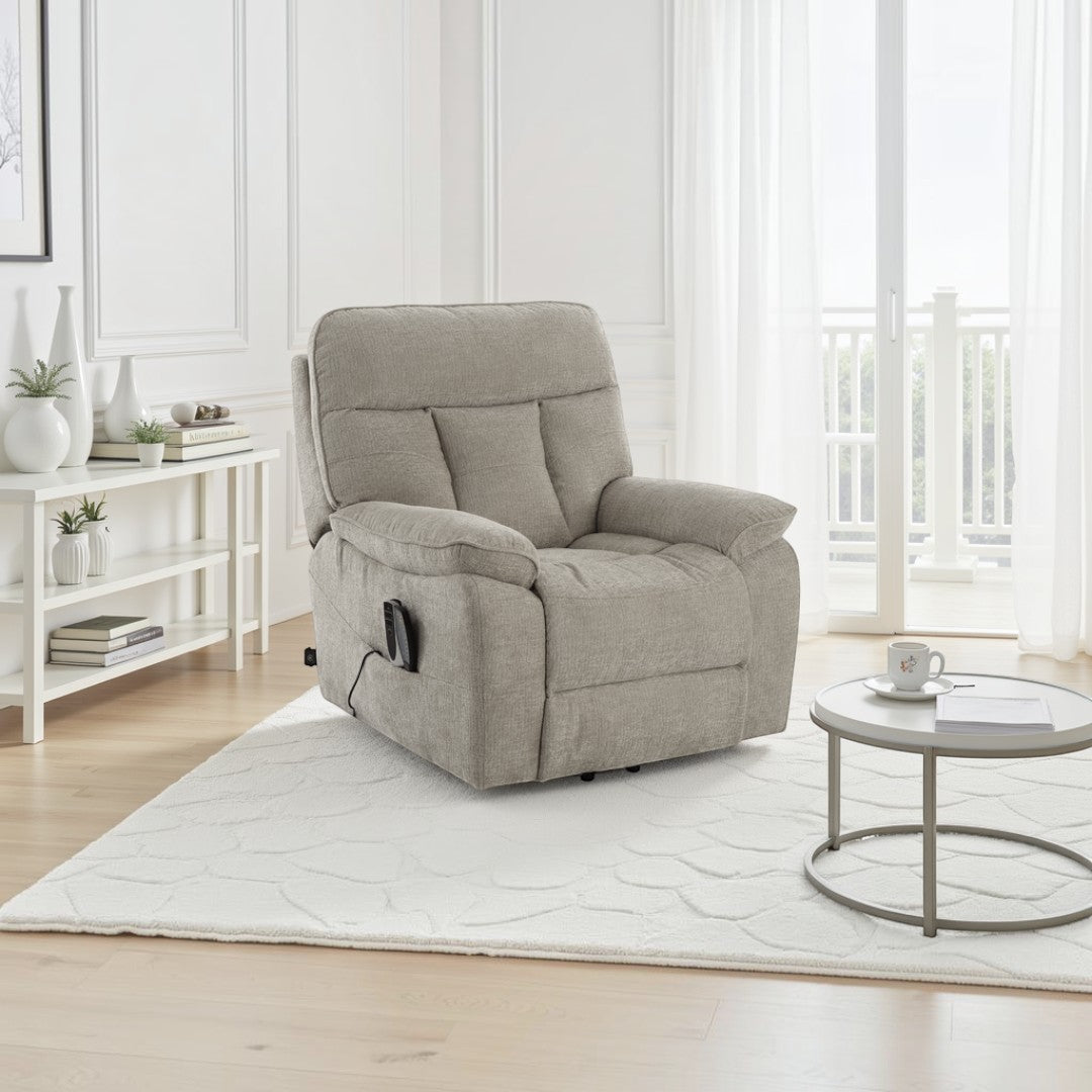 Beckett Rise and Recline Massage Chair Grey