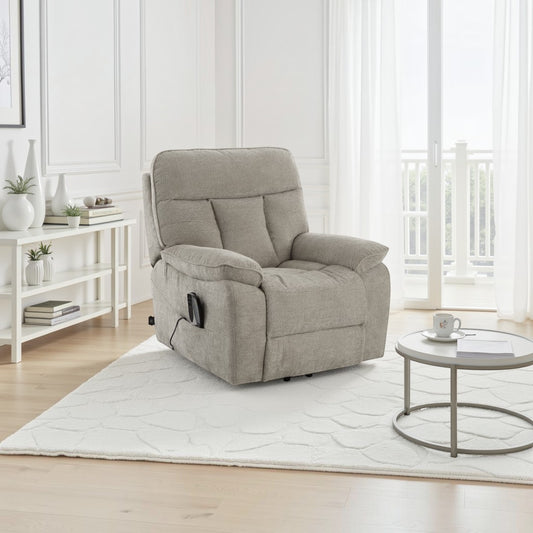 Beckett Rise and Recline Massage Chair Grey
