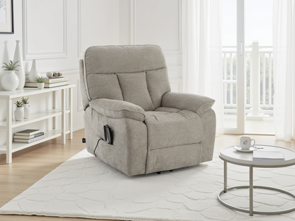 Beckett Rise and Recline Massage Chair Grey