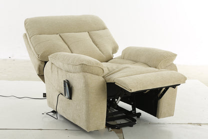 Beckett Rise and Recline Massage Chair Beige