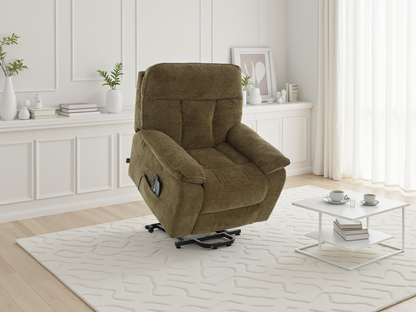 Beckett Rise and Recline Massage Chair Brown