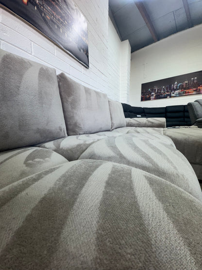 Novara Mocha Universal Corner Sofa Bed