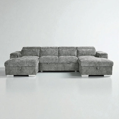 Alaya Sofabed Grey U Shape Corner