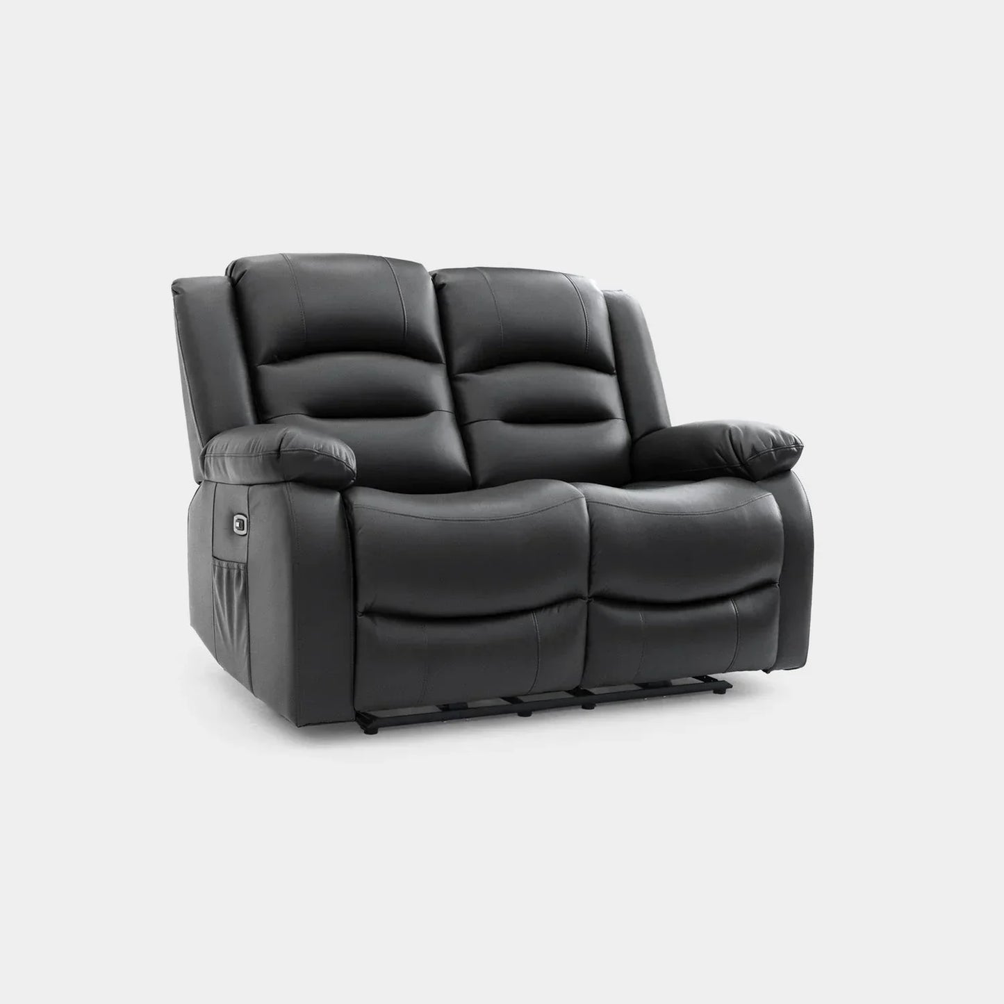 Alva Electric Recliner Sofa Black 3+2 Set