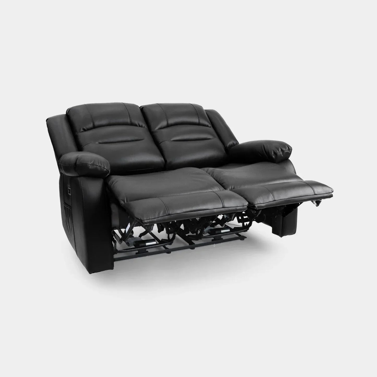 Alva Electric Recliner Sofa Black 3+2 Set