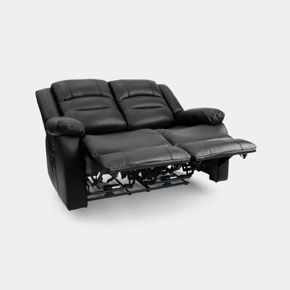 Alva Electric Recliner Sofa Black 3+2 Set
