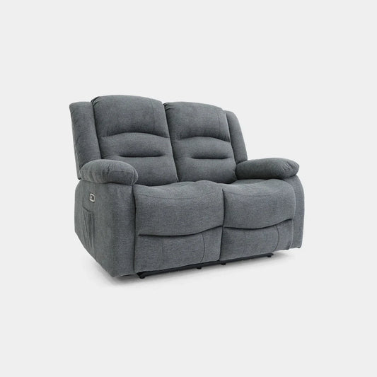 Alva Electric Recliner Sofa Graphite 2 Seater