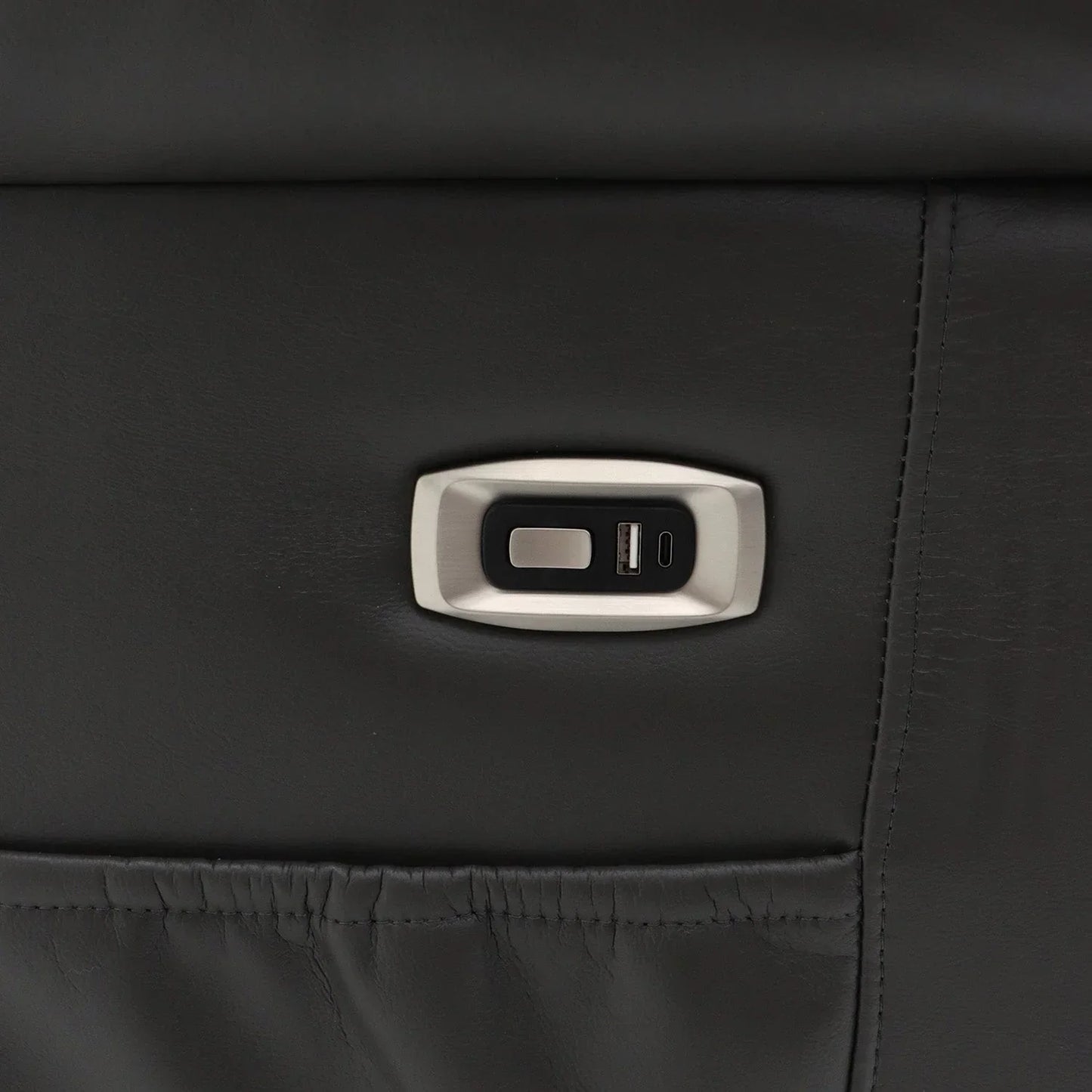 Alva Electric Recliner Sofa Black 2 Seater