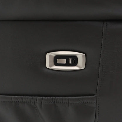 Alva Electric Recliner Sofa Black 2 Seater