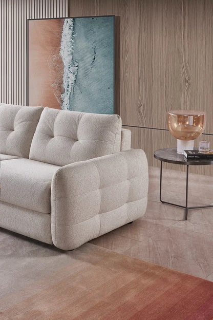 Kiva Beige 3 Seater Sofa Bed