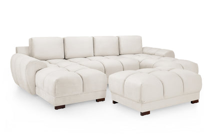 Azzuro Sofa Mocha U Shape Corner