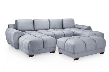 Azzuro Sofa Mocha U Shape Corner