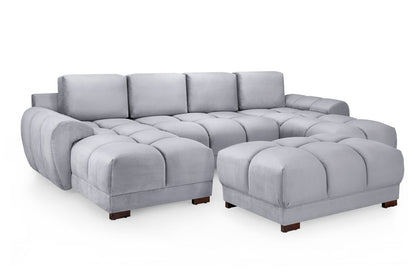 Azzuro Sofa Mocha U Shape Corner