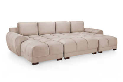 Azzuro Sofa Mocha U Shape Corner