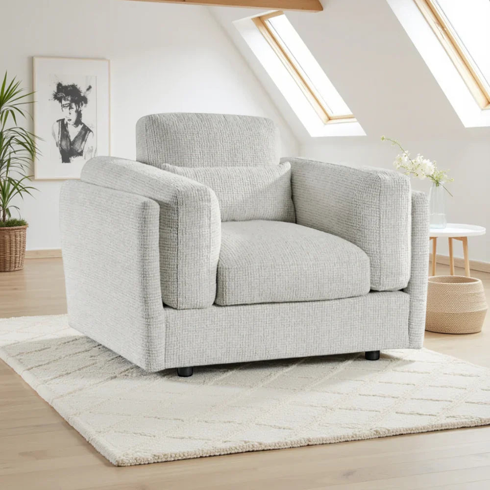 Milo Sofa Beige Armchair