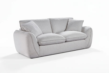 Zuno 3+2 Beige Sofa Set