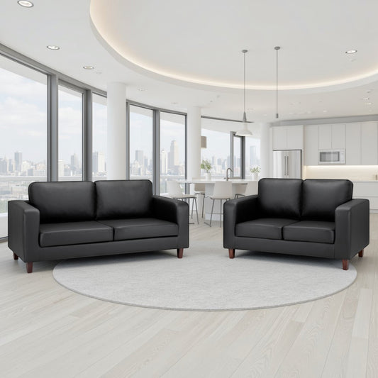 Sierra Sofa Black 3+2 Set
