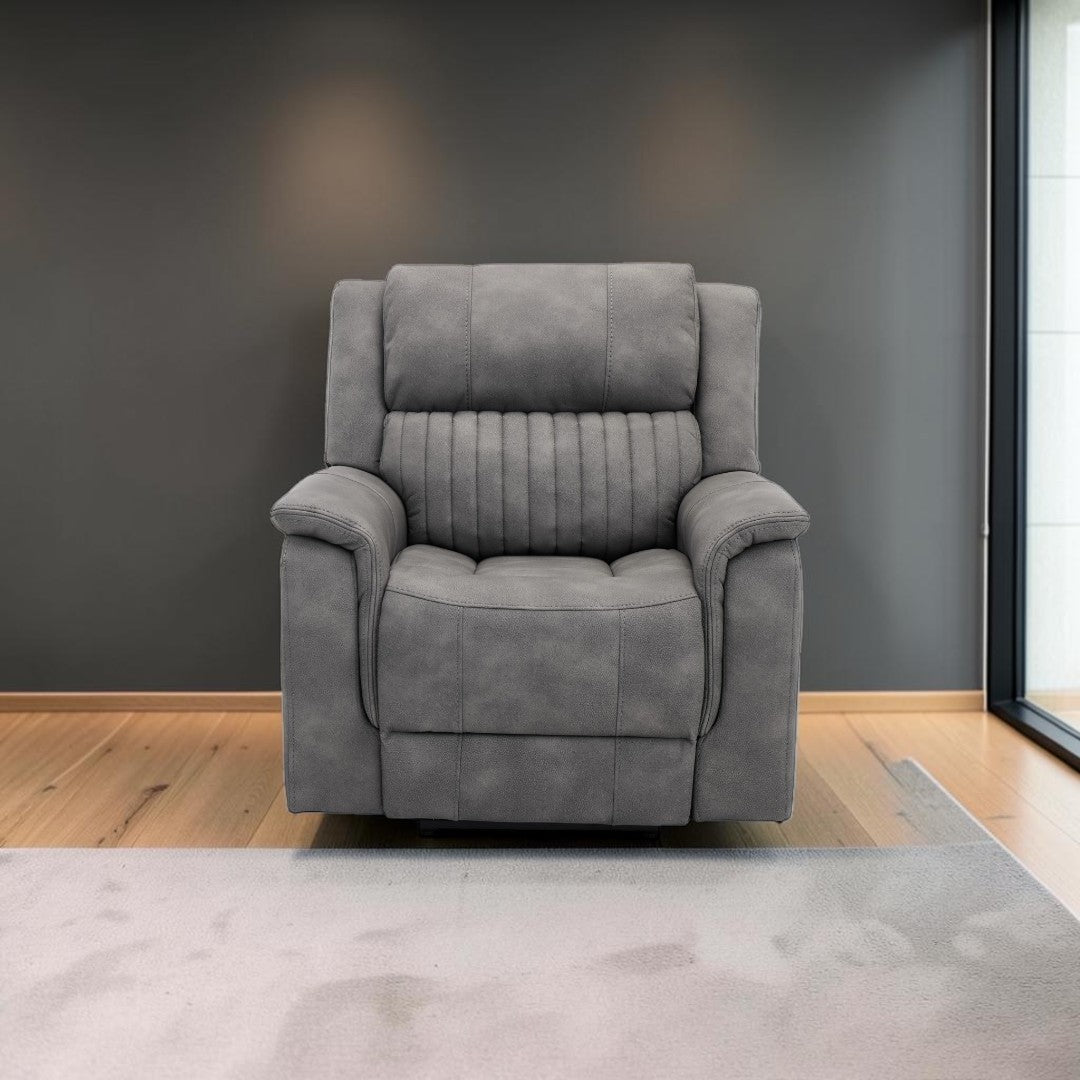 Ashford Grey Electric Reclining Armchair