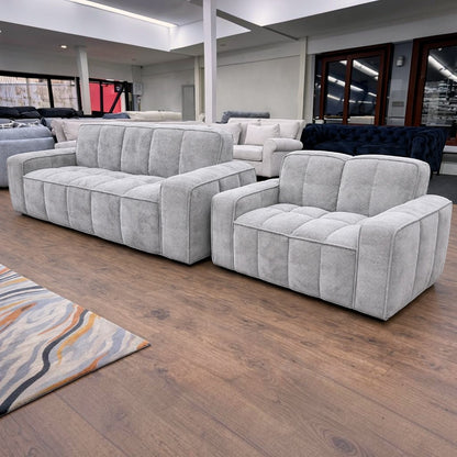 Bellmore Olive Fabric 3+2 Sofa Set