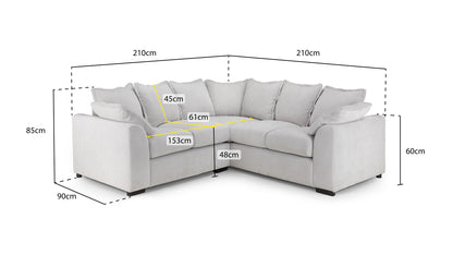 COLBEE Large Corner Sofa - All Colours
