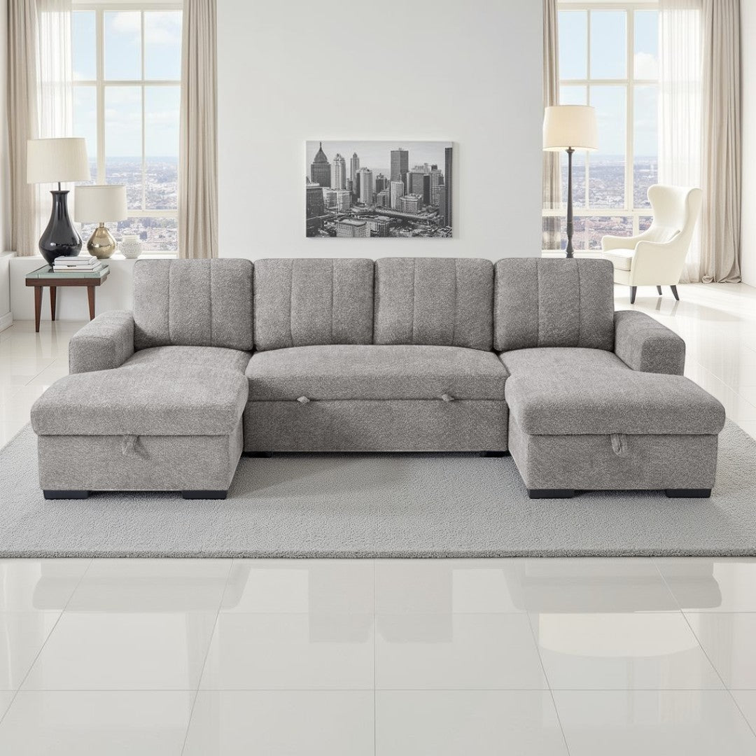 Arven Sofabed Grey U Shape Corner
