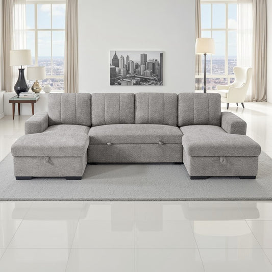 Arven Sofabed Grey U Shape Corner
