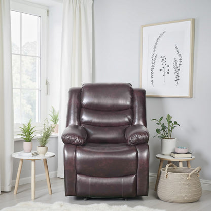 Cavello Manual Recliner Sofa Brown Armchair