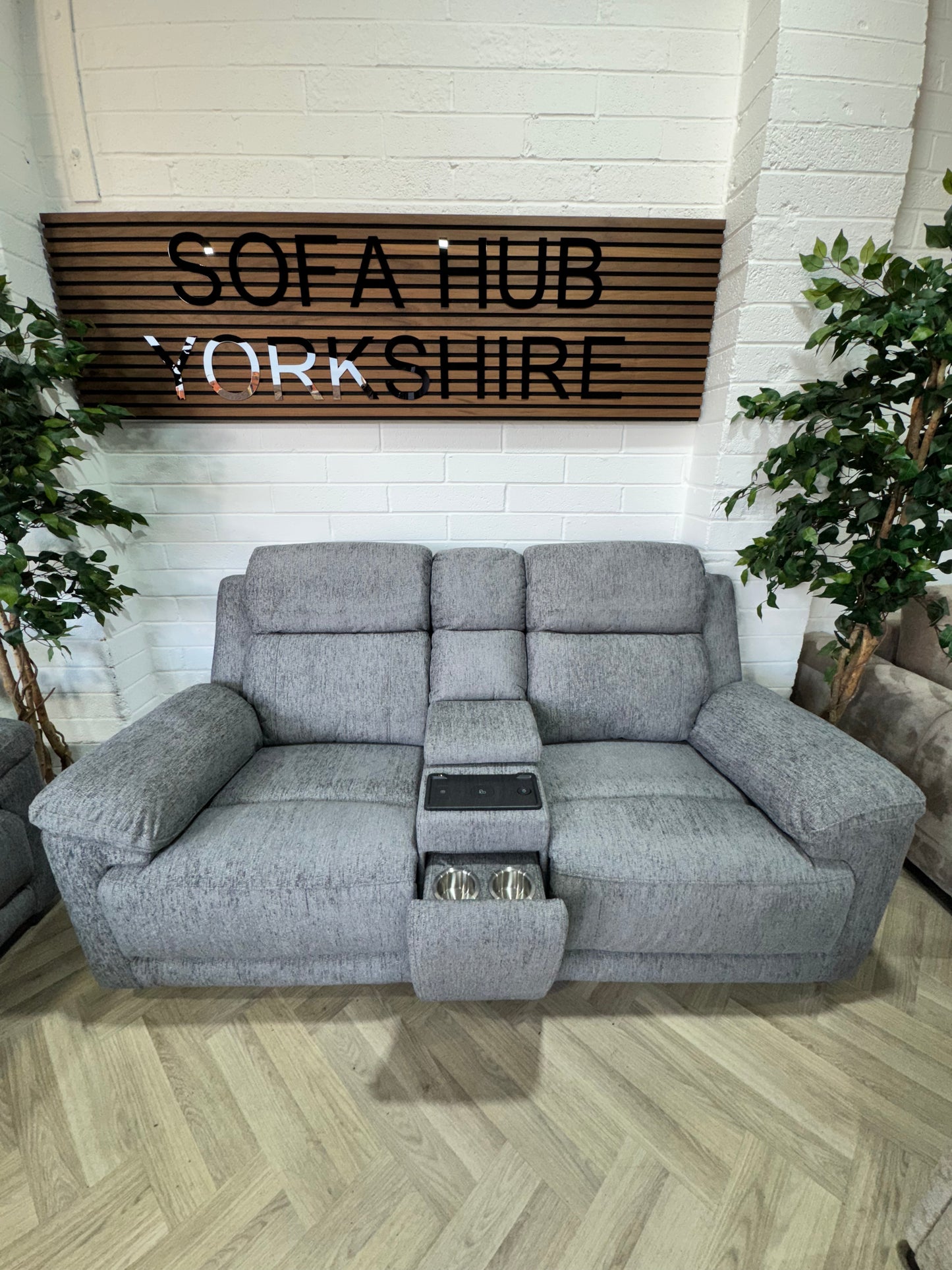 Oakley Grey Electric Recliner Sofa 2 Seater