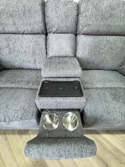 Oakley Grey Electric Recliner Sofa 2 Seater