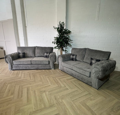 Verona 3+2 Sofa Set Chesterfield Style