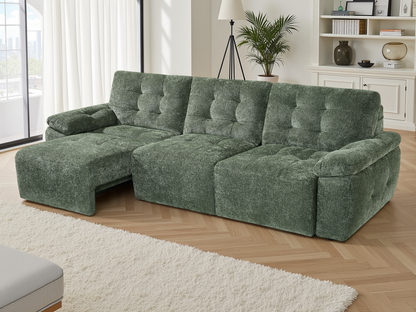 Marlow Electric Sofabed Green 3 Seater