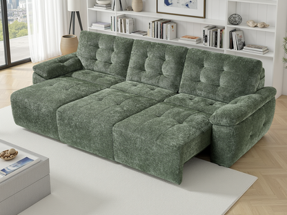 Marlow Electric Sofabed Green 3 Seater
