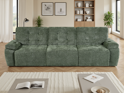 Marlow Electric Sofabed Green 3 Seater