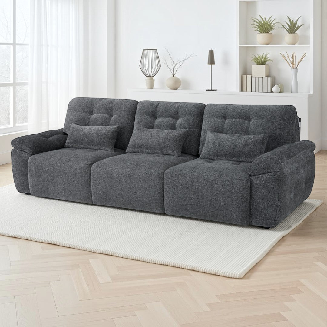 Marlow Electric Sofabed Grey 3 Seater